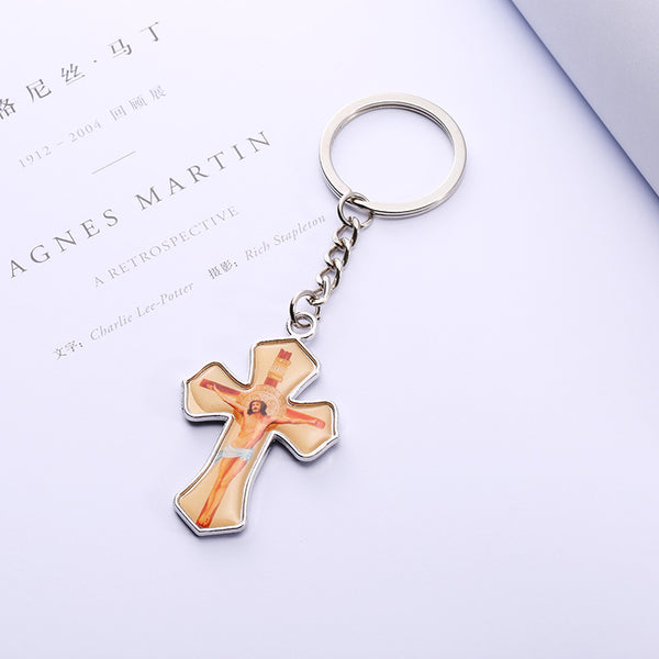 Unique Charms Jesus Keychain
