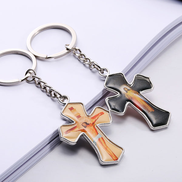 Unique Charms Jesus Keychain