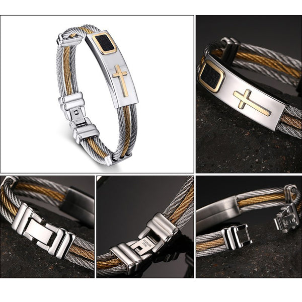 Cross Chain Bracelets