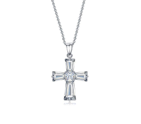 Crystal Cross Necklace