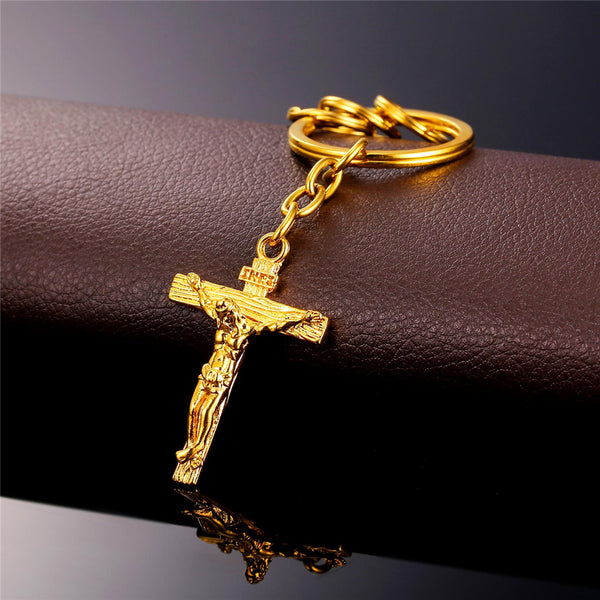 Trendy Cross Keychain