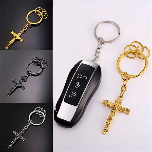 Trendy Cross Keychain