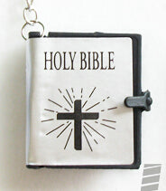 Mini Christian Bible Keychain