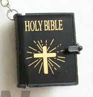 Mini Christian Bible Keychain